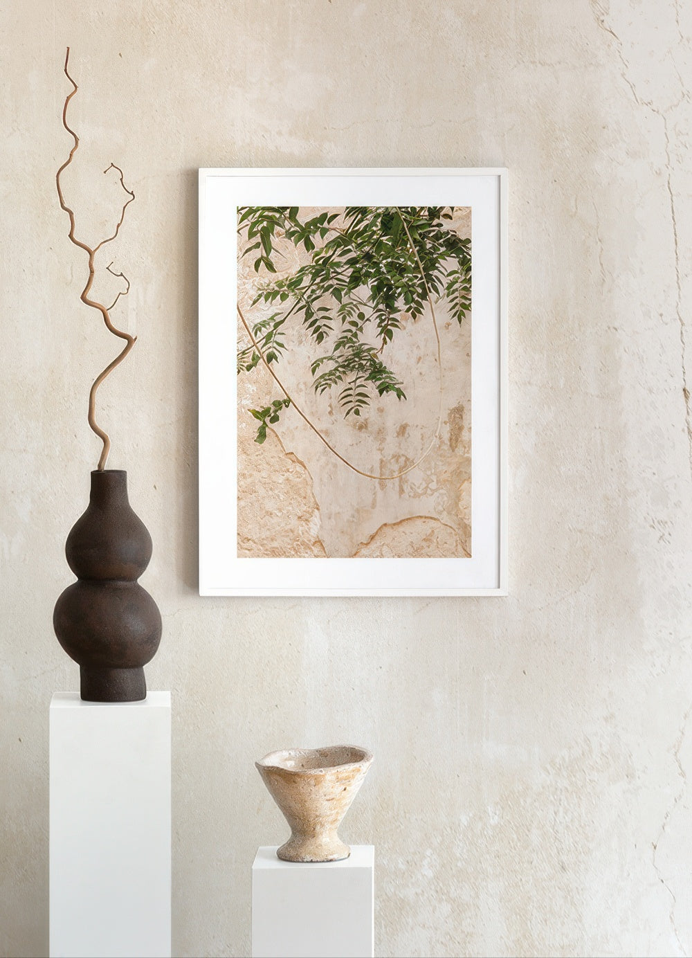 Concrete Leaves Print