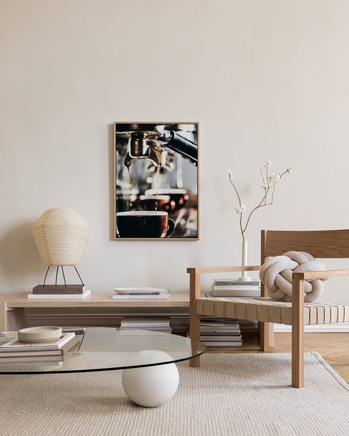 Espresso Drops Canvas print
