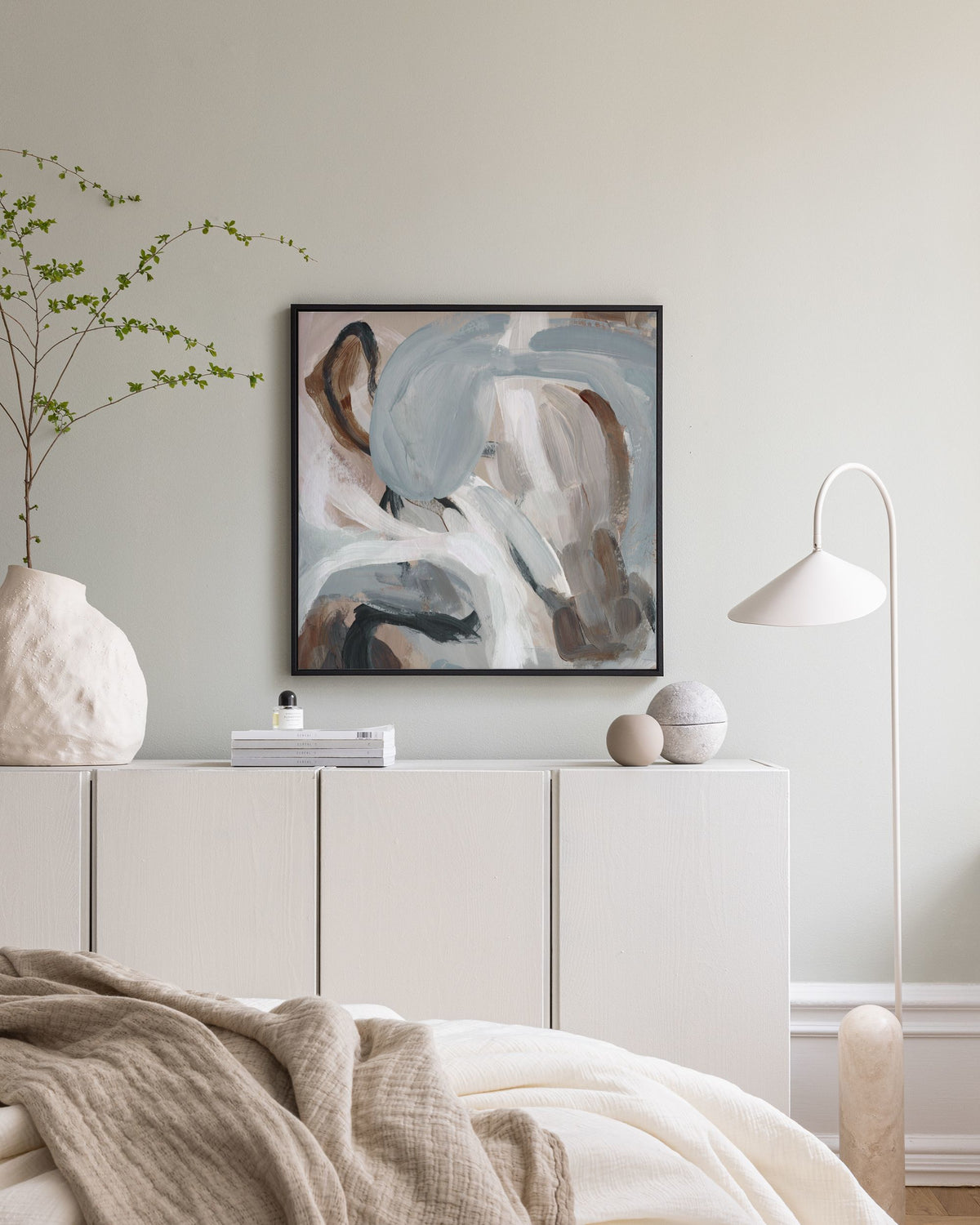 Tranquil Teal No1 Canvas print
