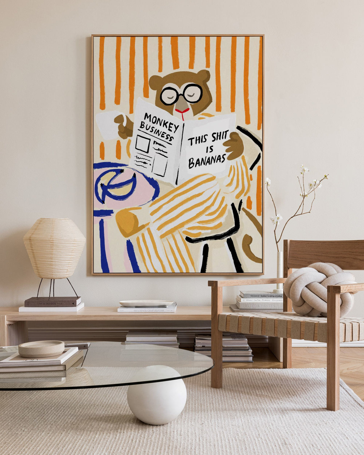 Monkey Business Canvas print