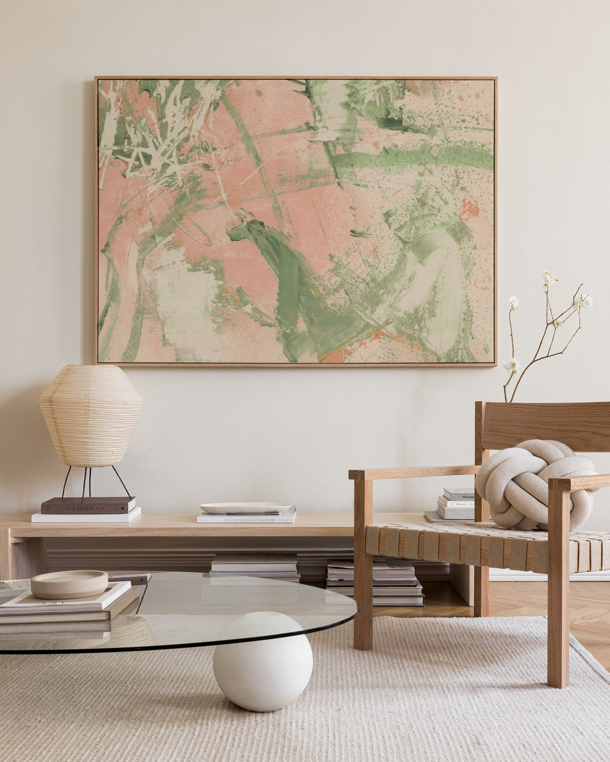 Blush Expression No2 Canvas print