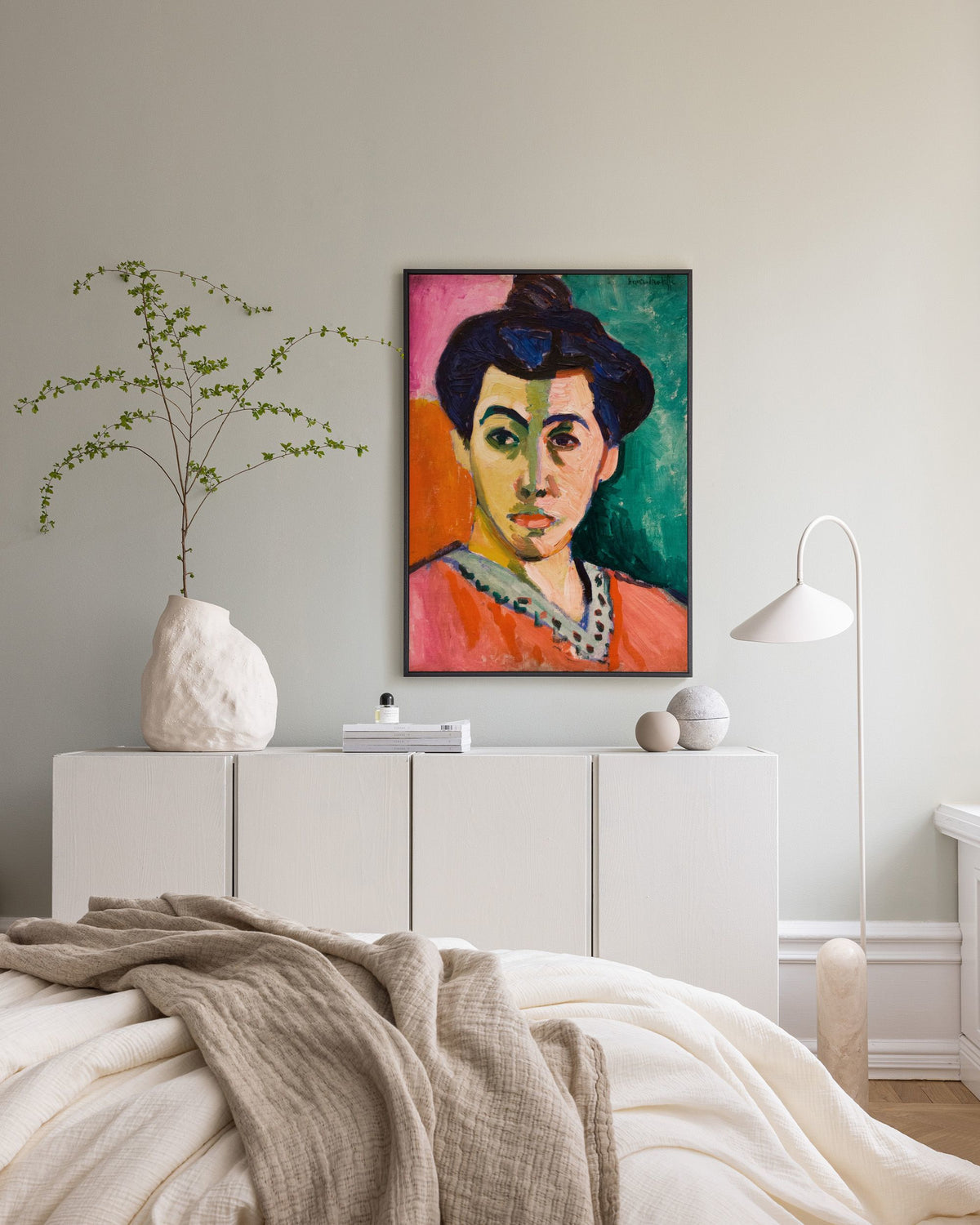 Matisse - The Green Stripe Canvas print