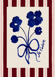 Emily Daborn - I Adore You Bouquet Print