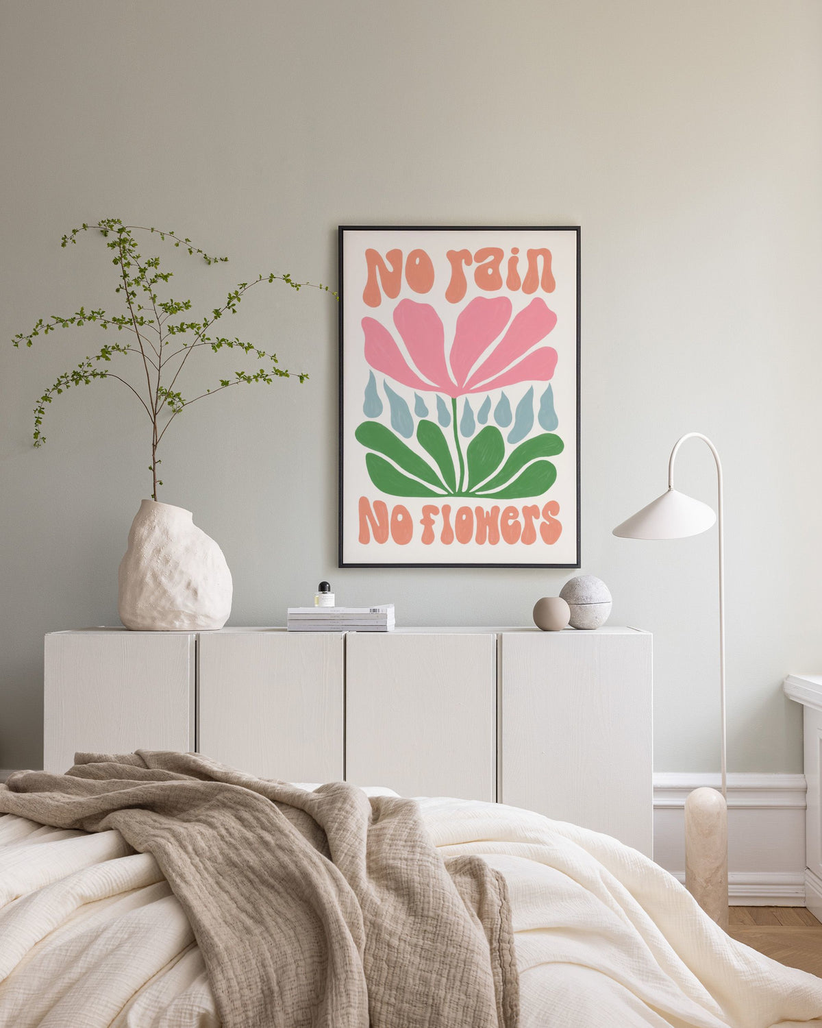 No Rain. No Flowers Canvas print
