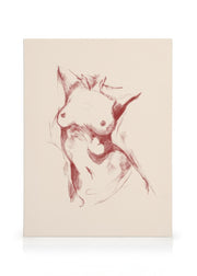 Body Sketch Canvas print