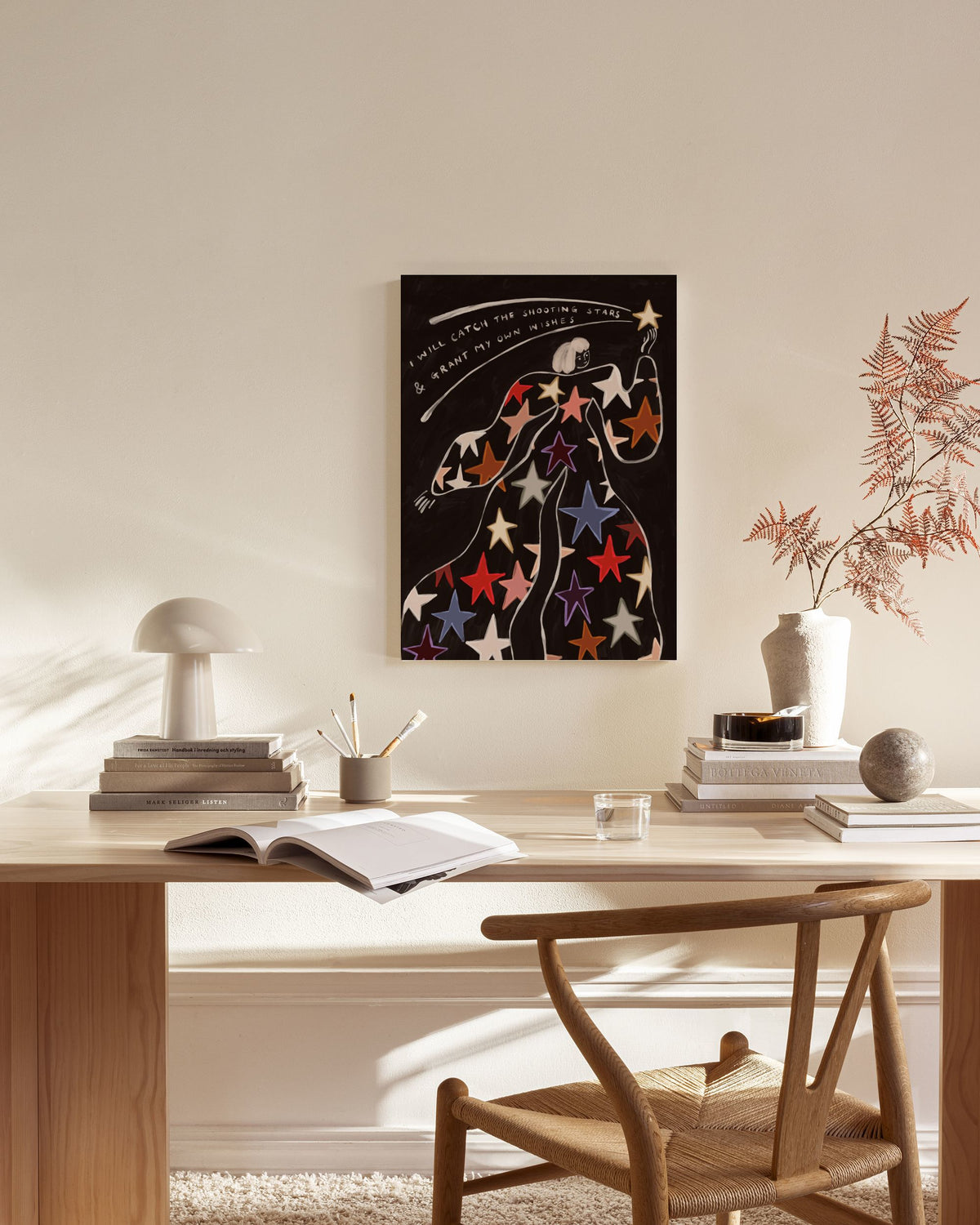 Kit Agar - Shooting Stars Canvas print