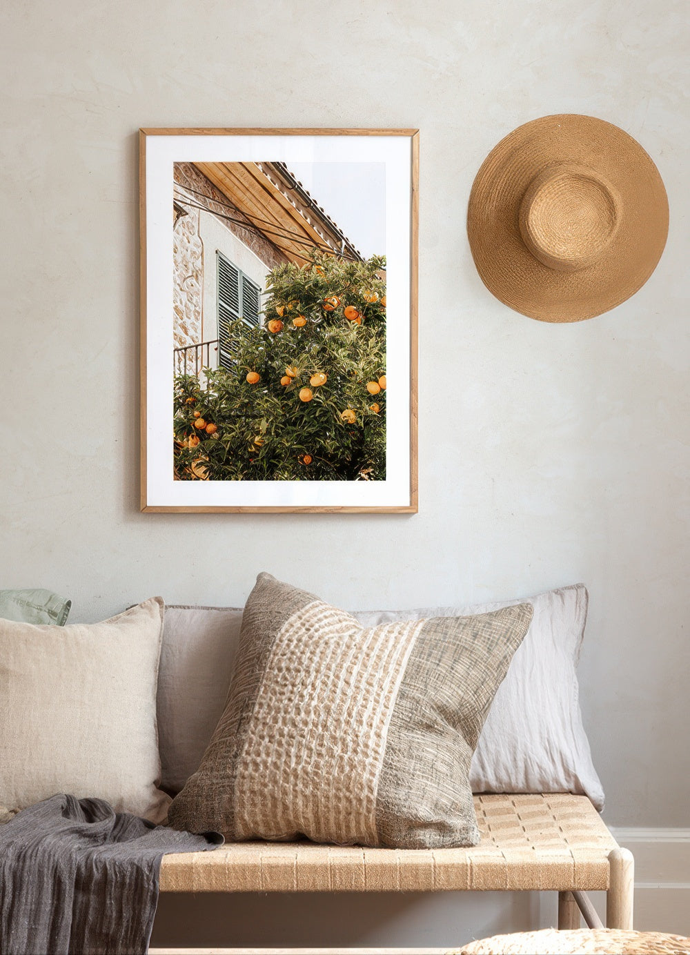 Oranges In Garden Print