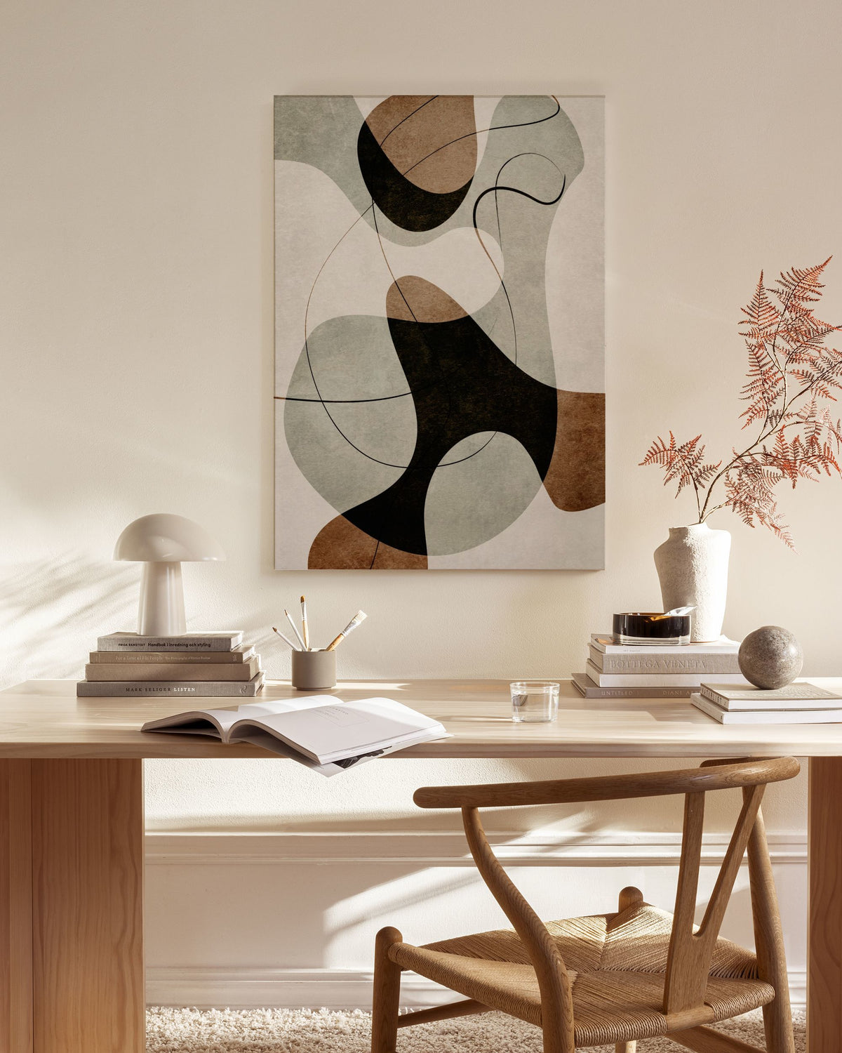 Vivid Shapes No1 Canvas print
