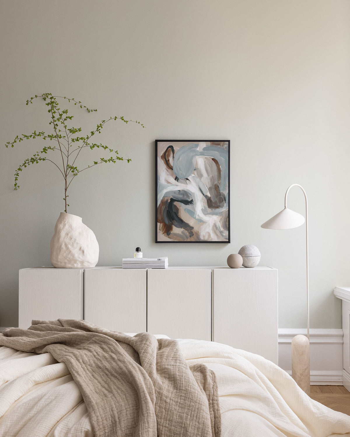 Tranquil Teal No1 Canvas print