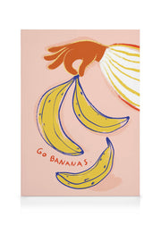 Go Bananas Canvas print