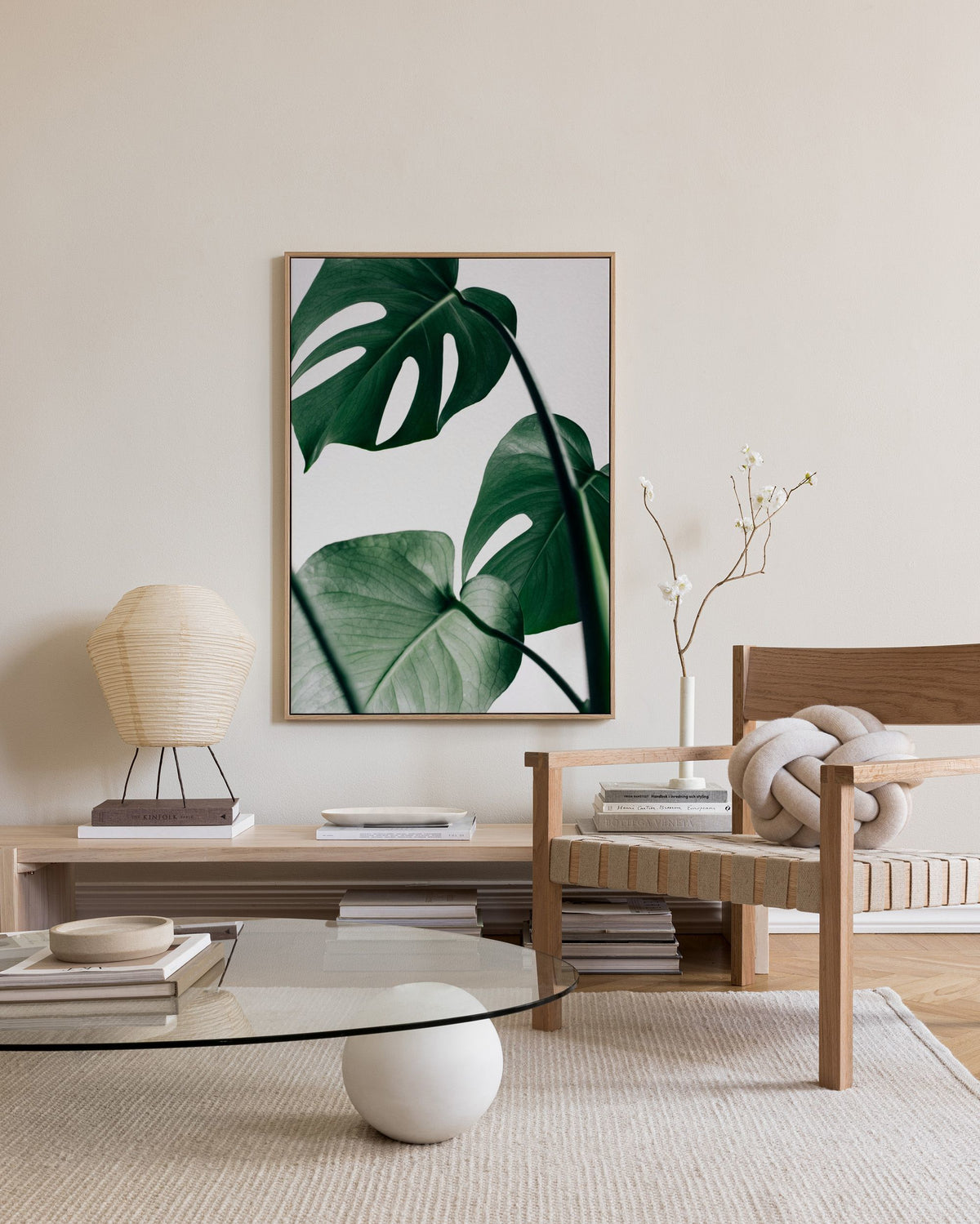 Monstera Three Canvas print