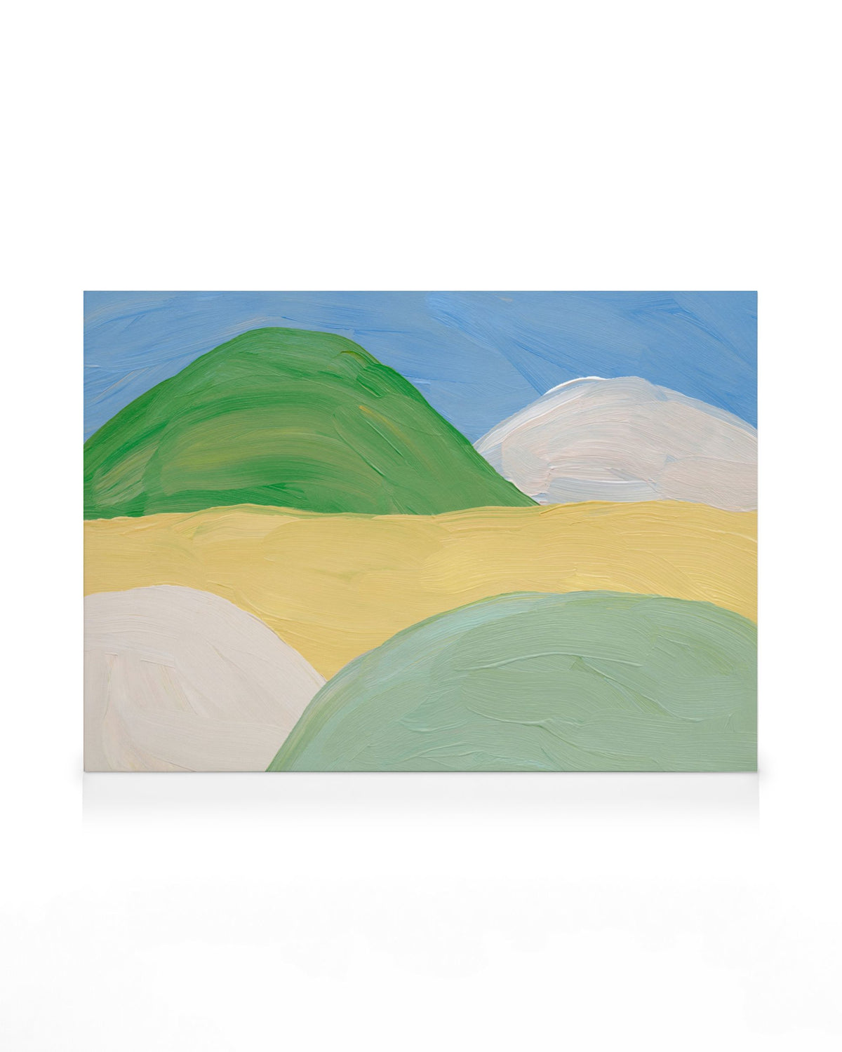 Brushstroke Hills Obraz na plátně