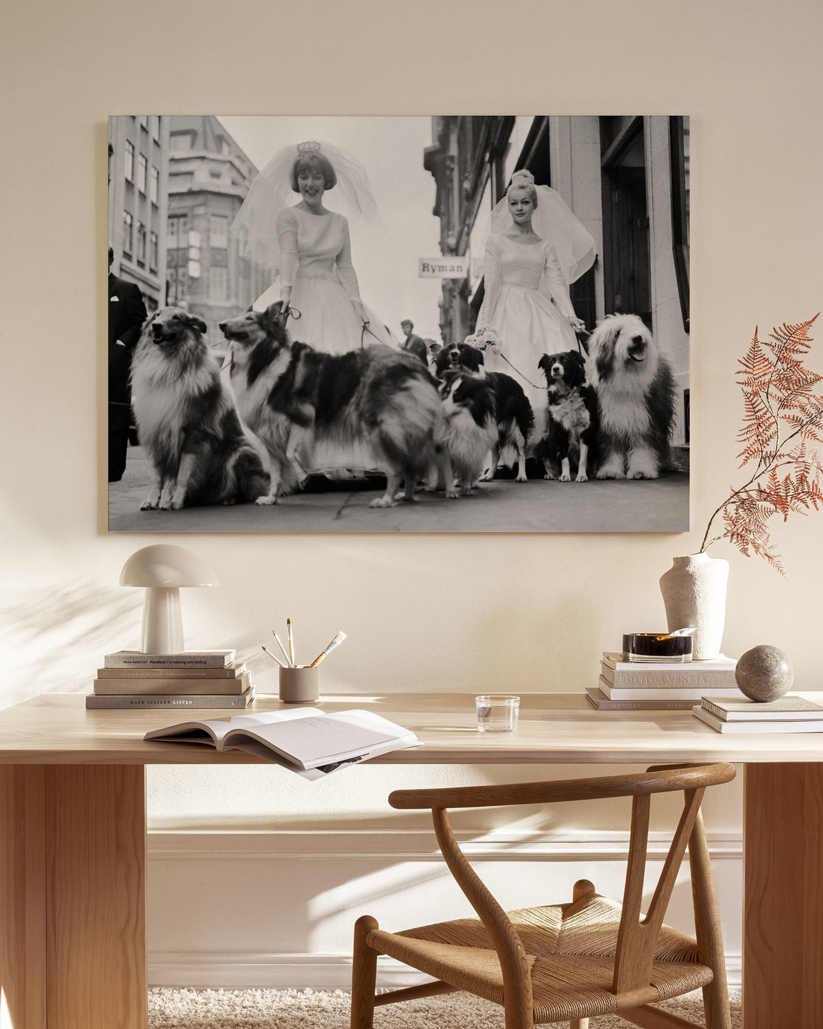 Soho Sheep Dogs Canvas print