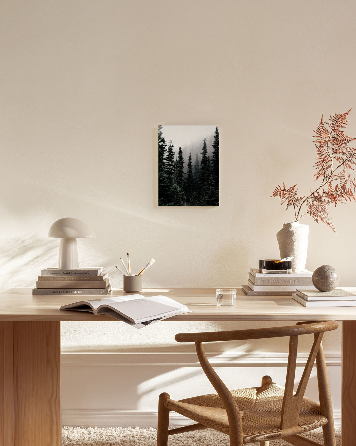 Foggy Woods Canvas print