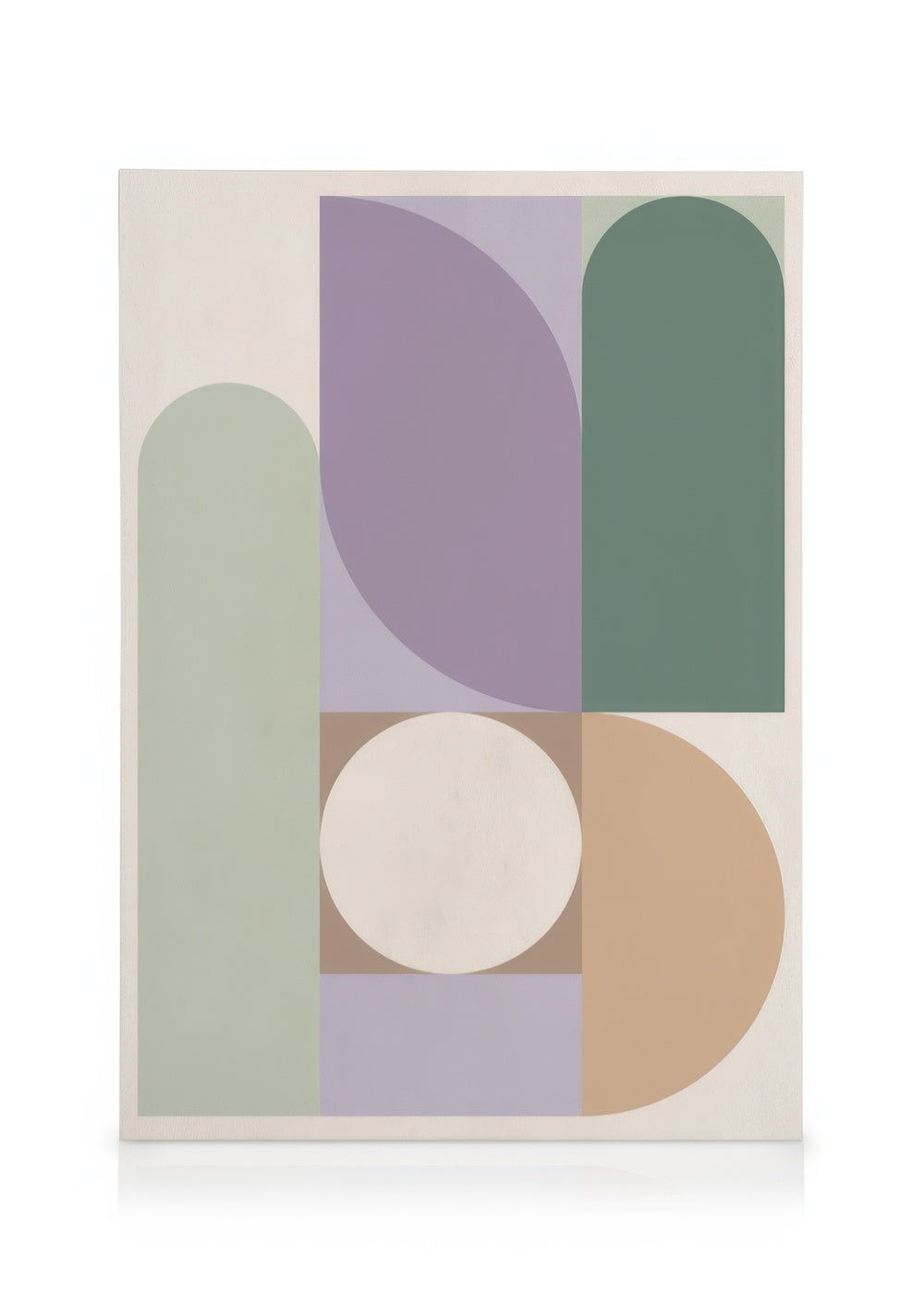 Colorful Shapes No1 Canvas print