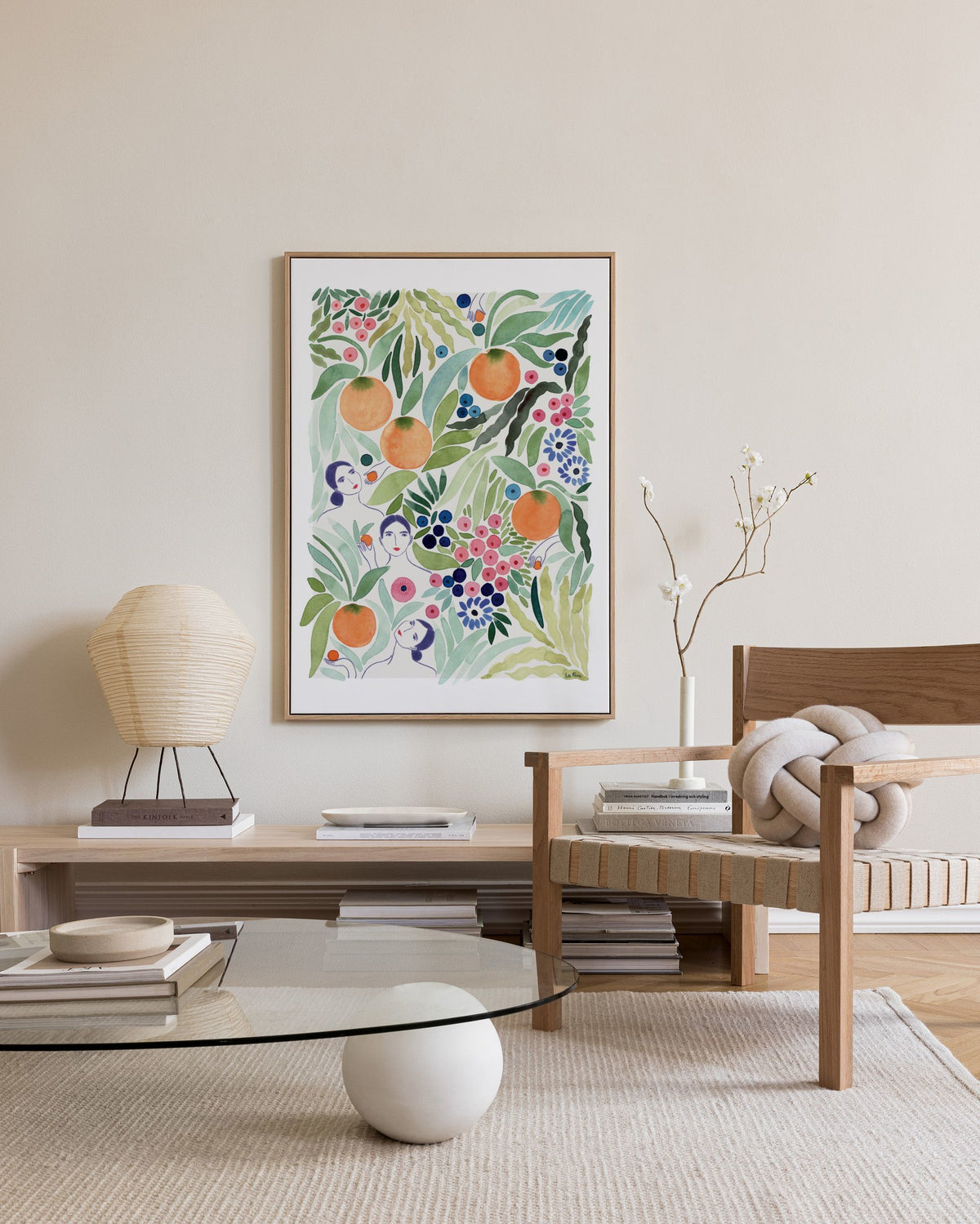 Fruit Friends Canvas print
