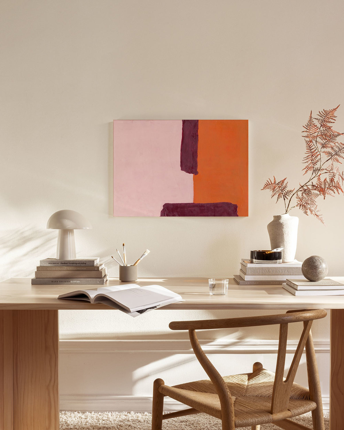 The Space Between Canvas print