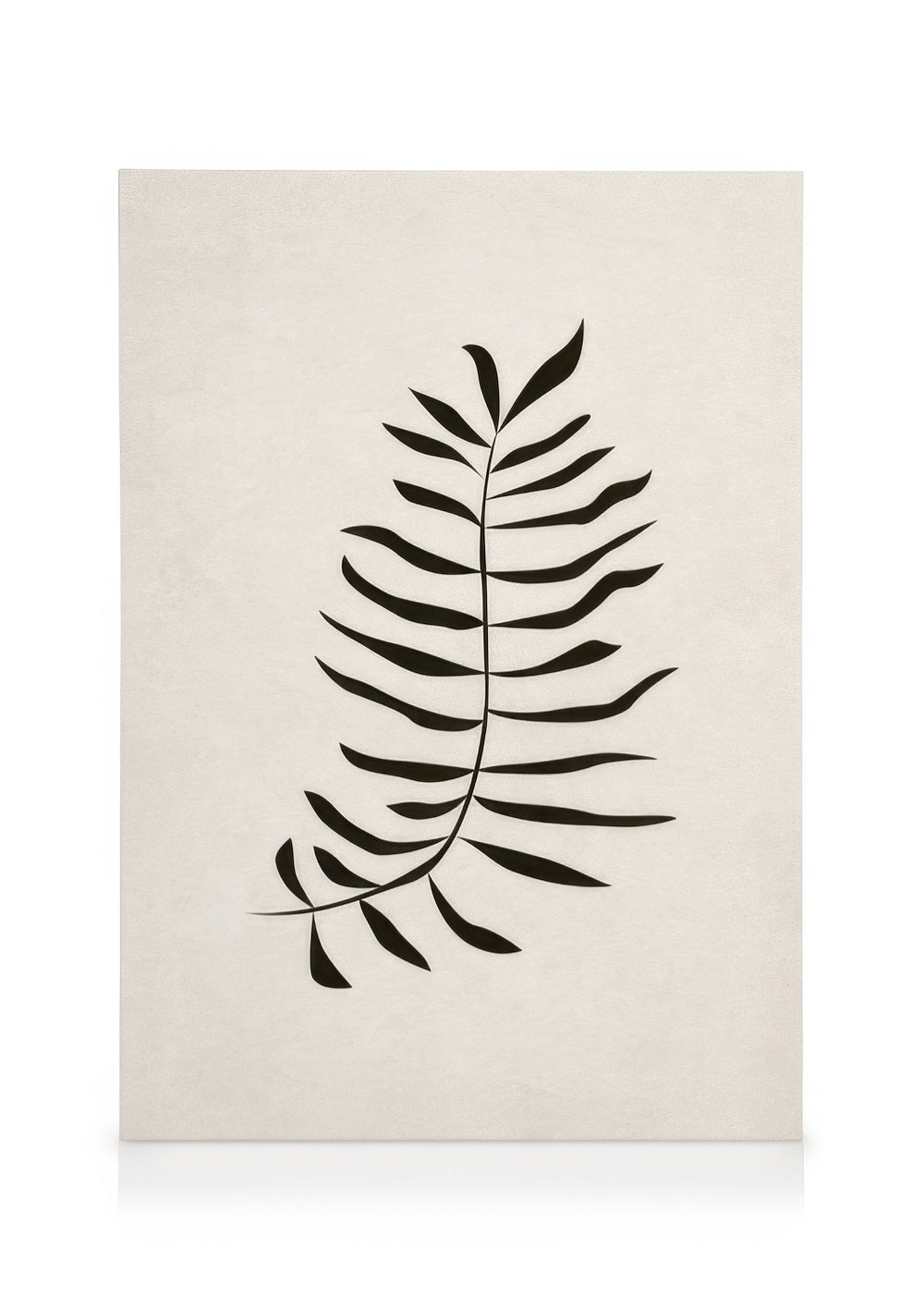 The Black Leaf Canvas print
