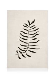 The Black Leaf Canvas print