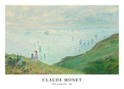 Monet - Cliffs at Pourville Print