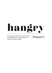 Hangry Print