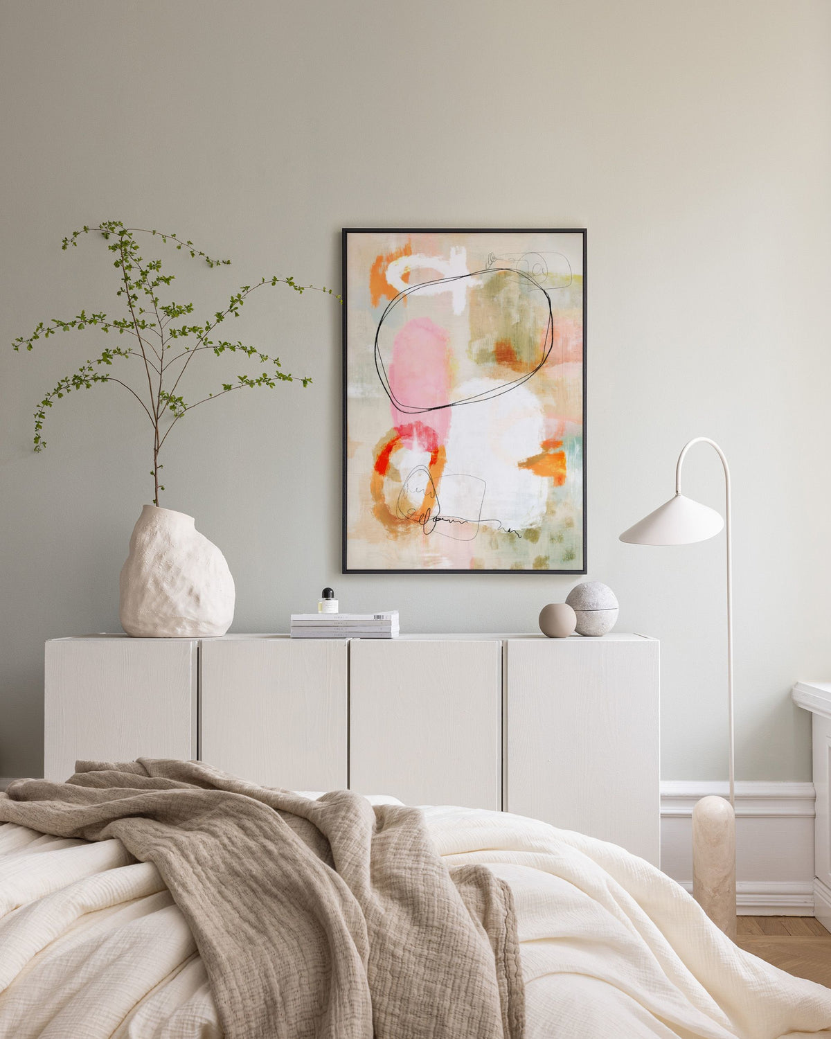Pastel Abstract No2 Canvas print