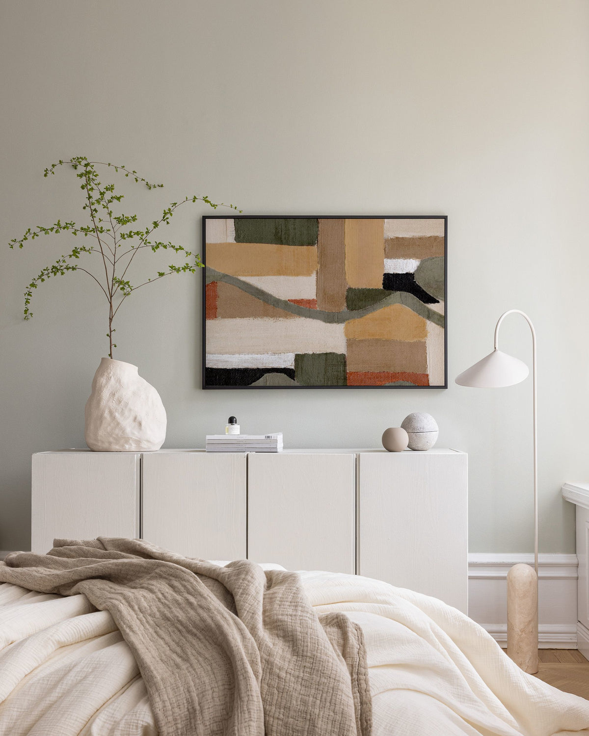 Painted Shapes No2 Canvas print