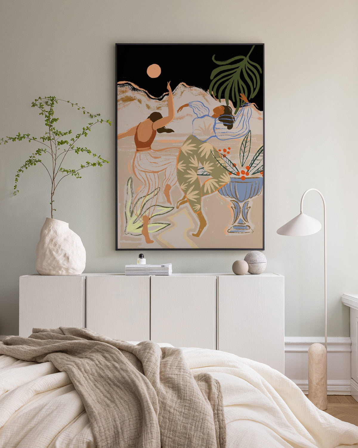 Arty Guava - Lay Hoon - Dancing Under The Moonlight Canvas print