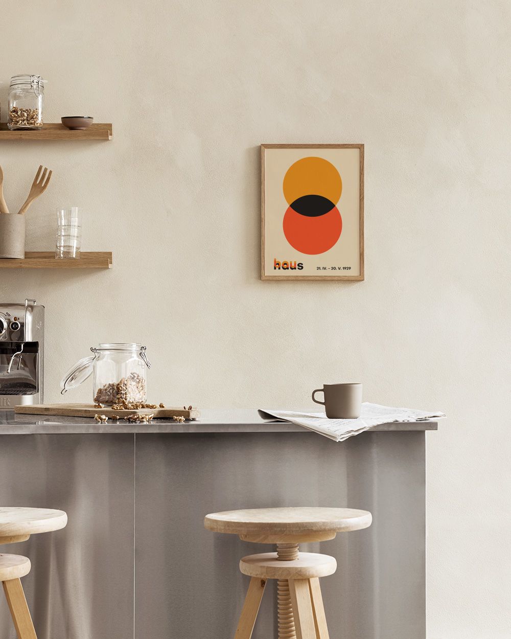 Bauhaus Circles Print