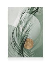 Graphic Palm Leaf No1 Canvas print