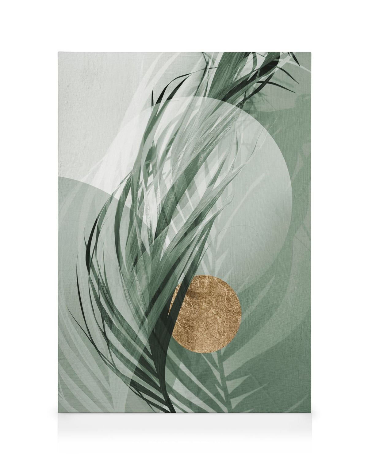 Graphic Palm Leaf No1 Canvas print