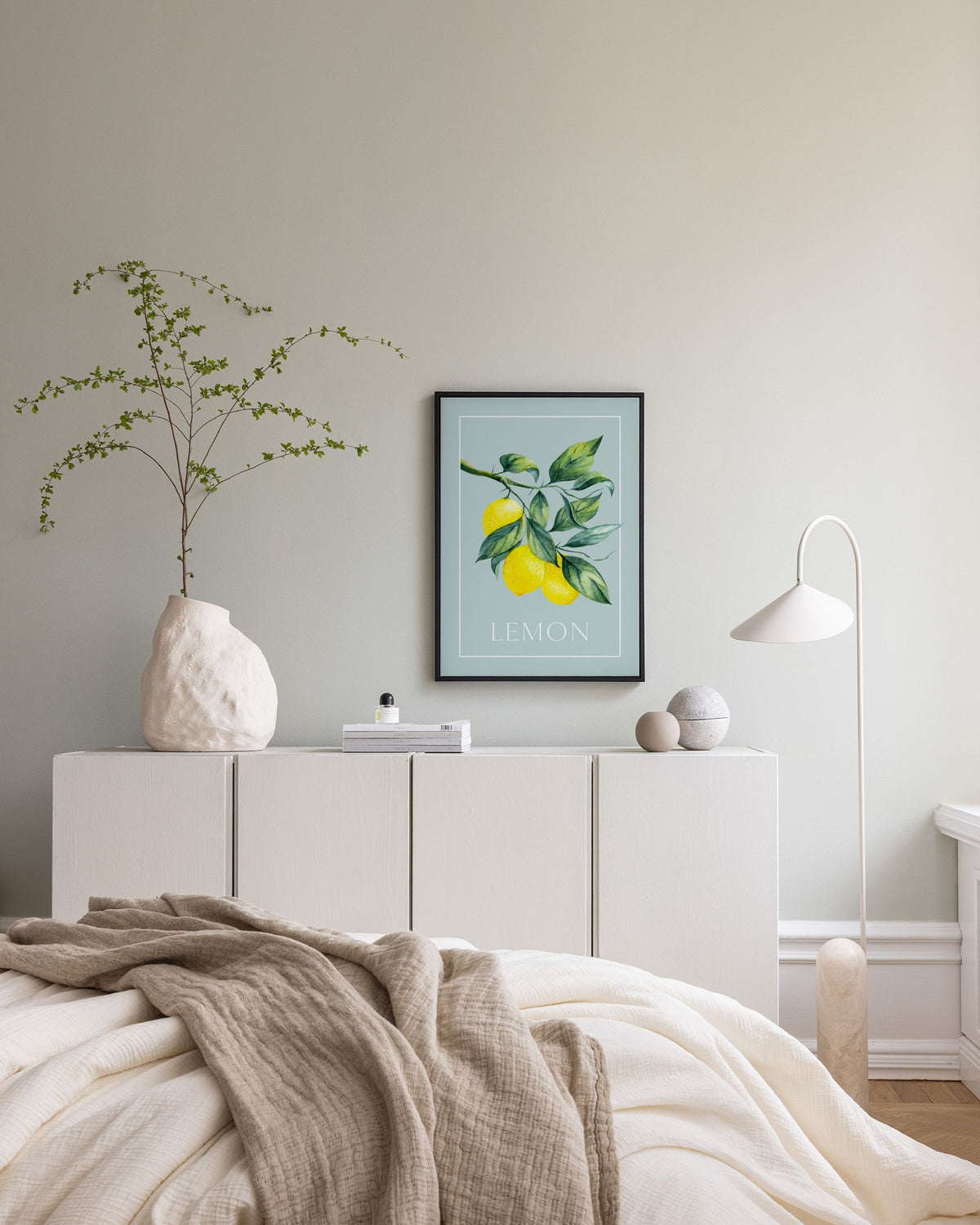 Vintage Lemons Canvas print