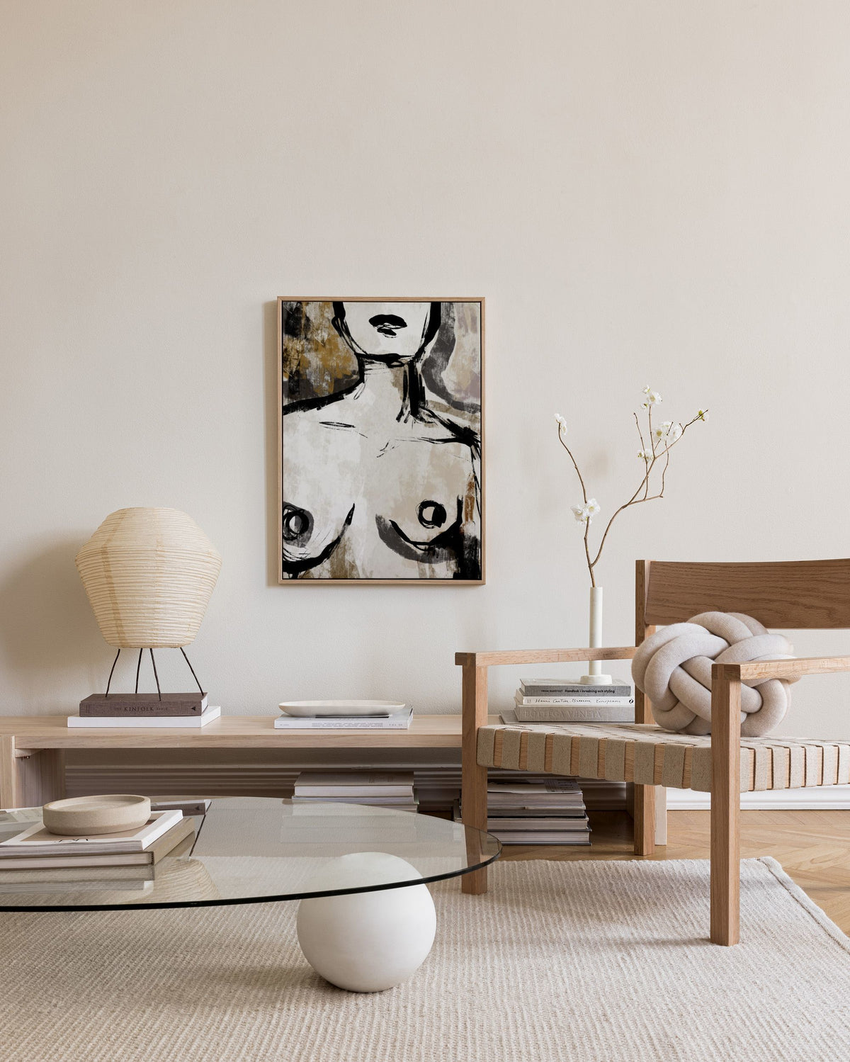 Figurative Woman Canvas print