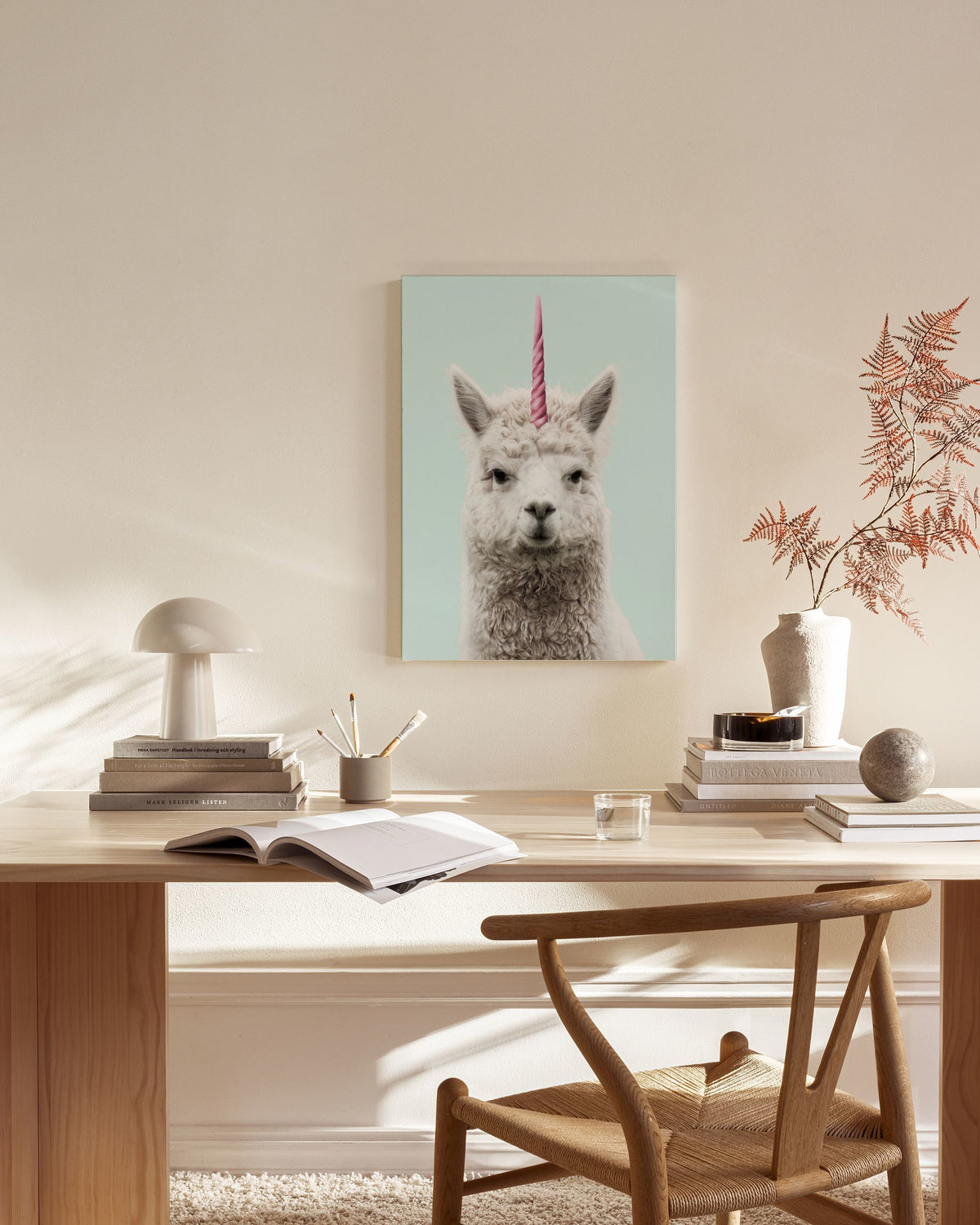 Lamacorn Canvas print
