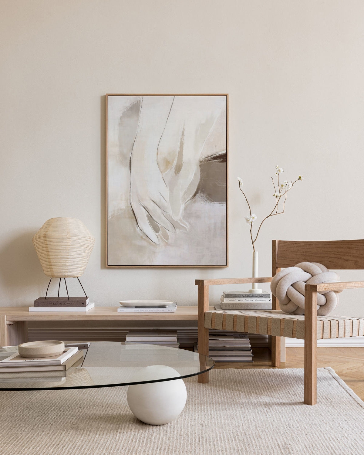 Soft Hands Canvas print