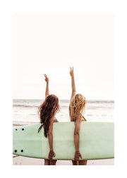 Surfer Girls Print
