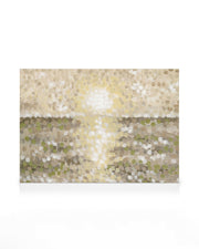 Pointillist Horizon Canvas print