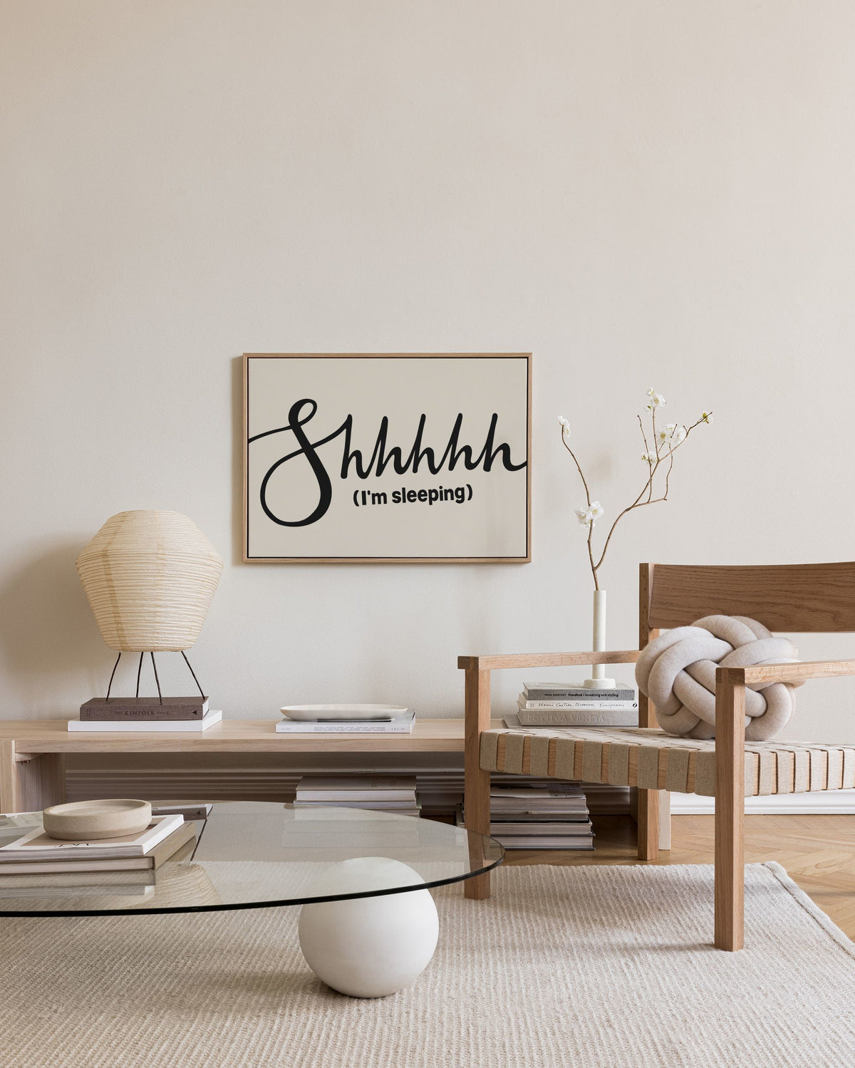 I'm Sleeping Canvas print