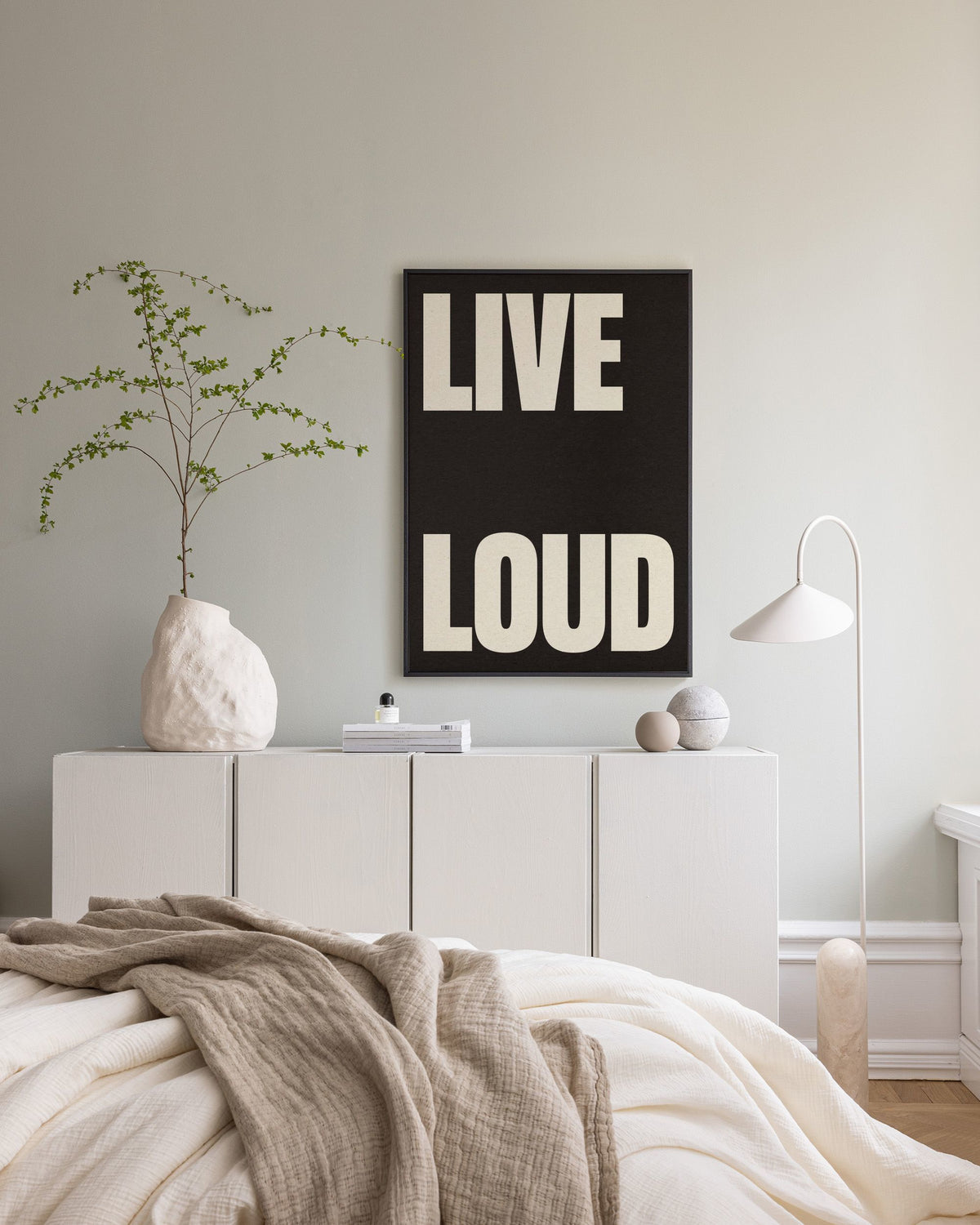 Live Loud Canvas print