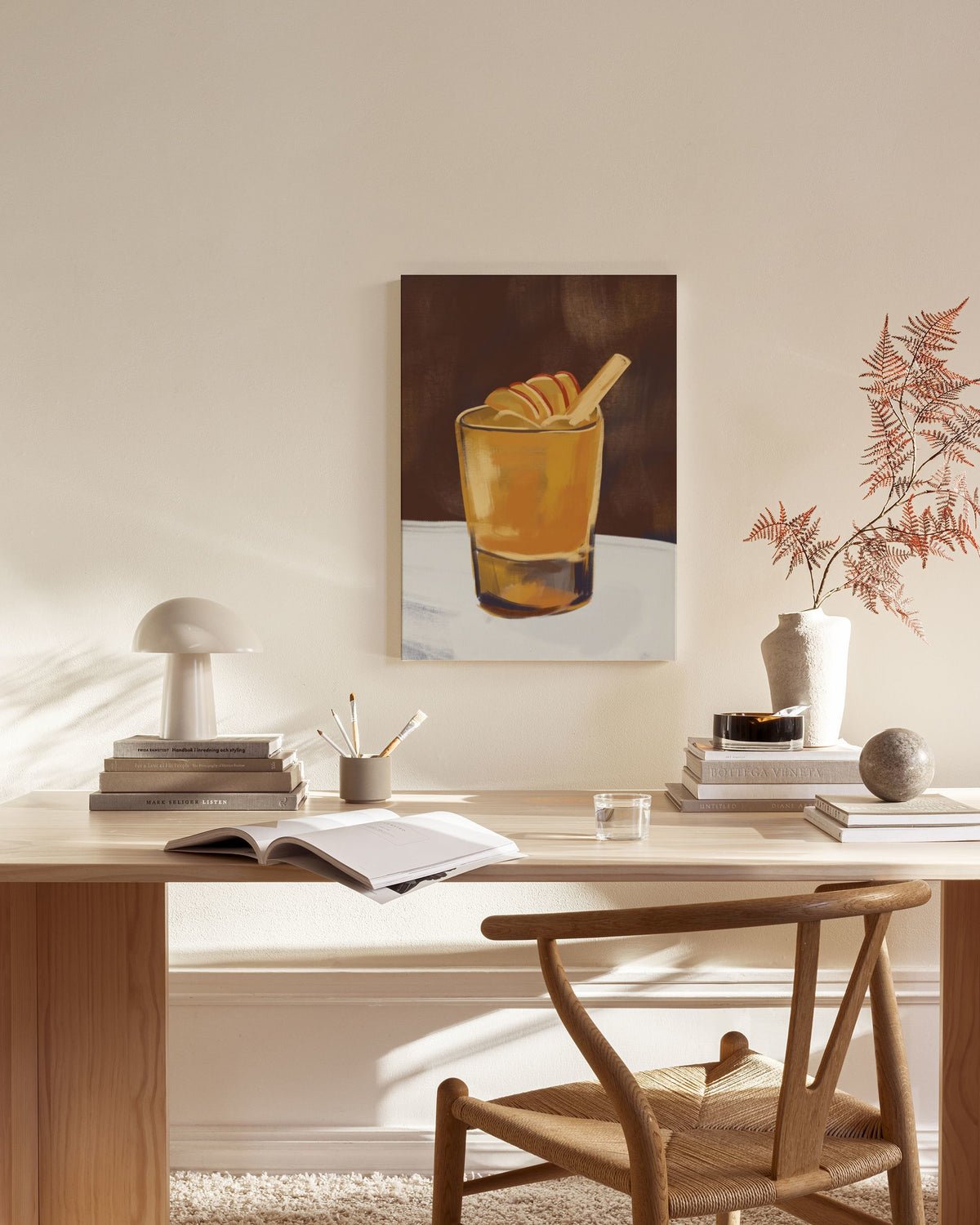 Apple Punch Still Life Canvas print