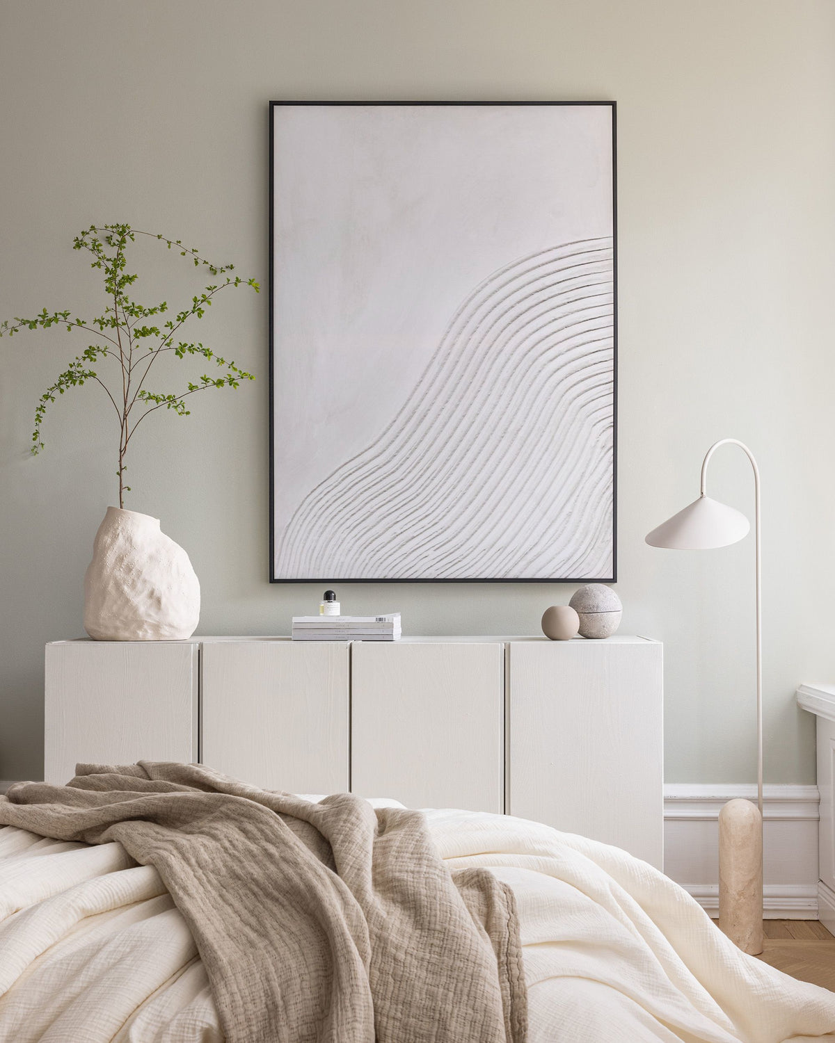 Soft Lines Texture No1 Canvas print