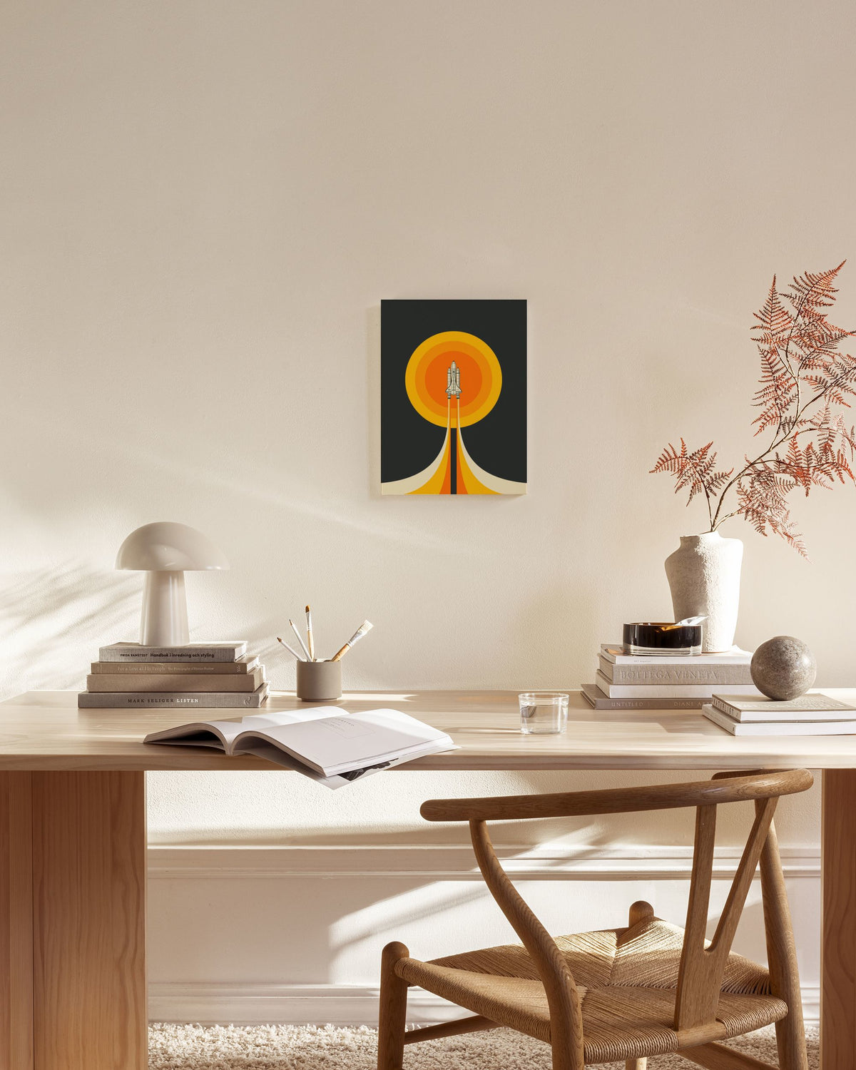 Jazzberry Blue - Space Shuttle No2 Canvas print