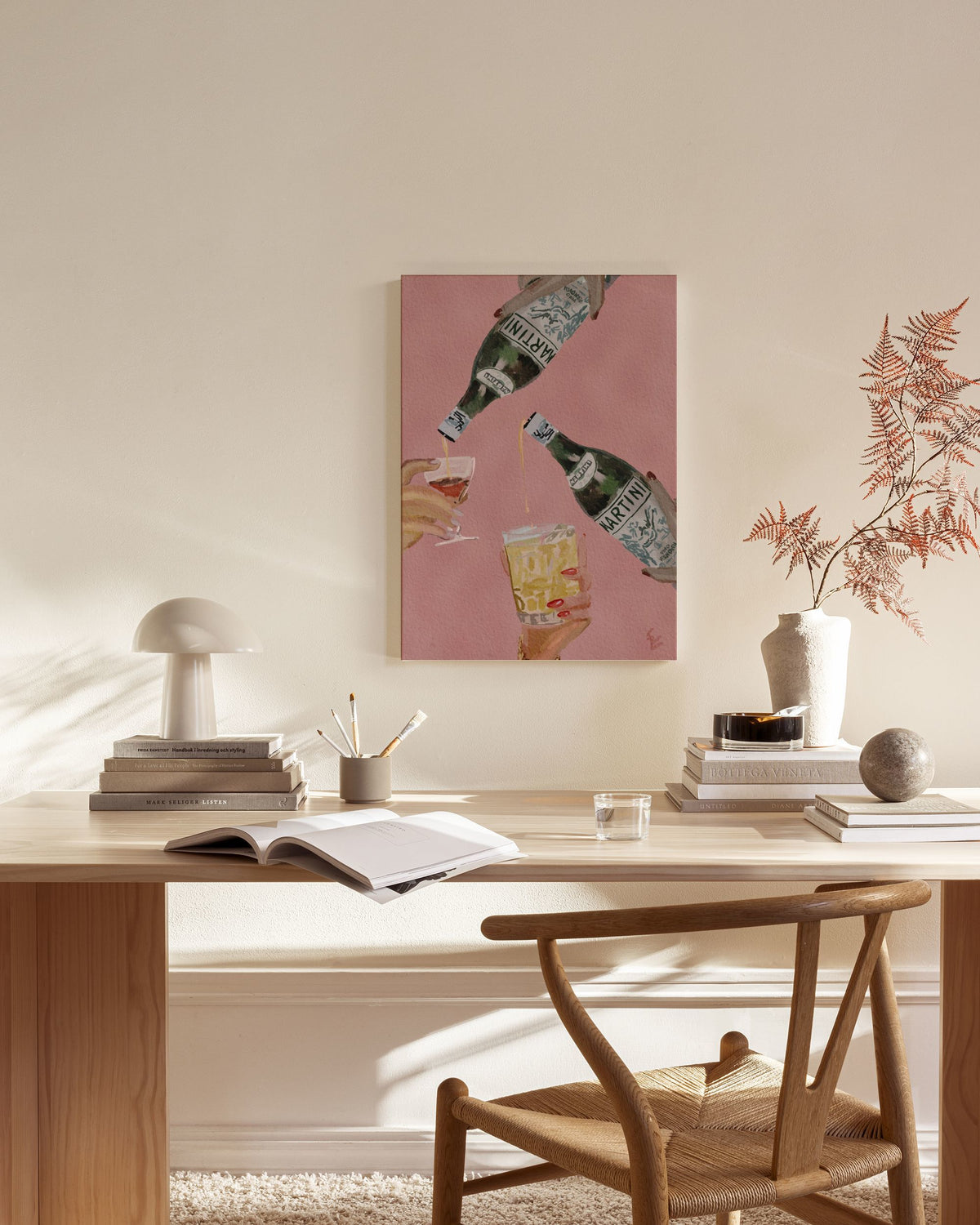 Ekaterina Zagorska - One More Martini Please Canvas print