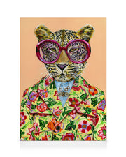 Heather Perry - Artsy Leopard Canvas print