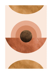 Abstract Terracotta Print