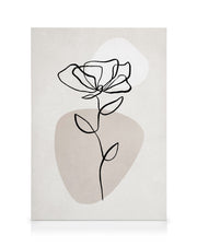 Botanical Lines No1 Canvas print