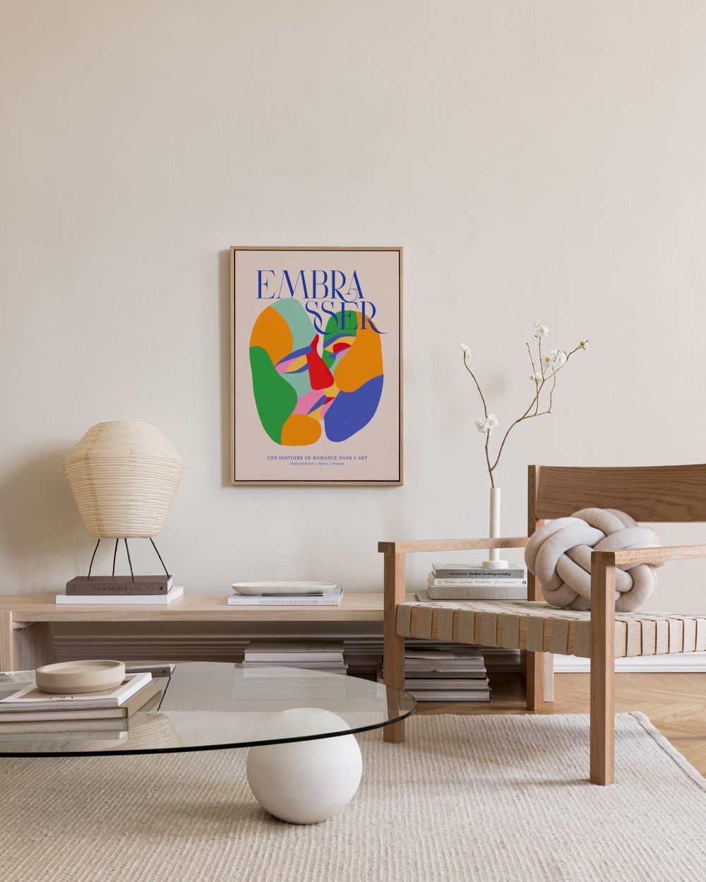 To Kiss Canvas print