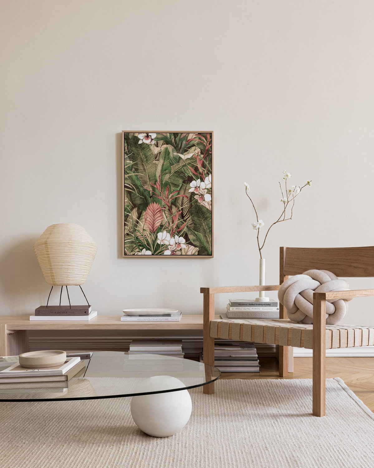 Botanical Pattern No1 Canvas print