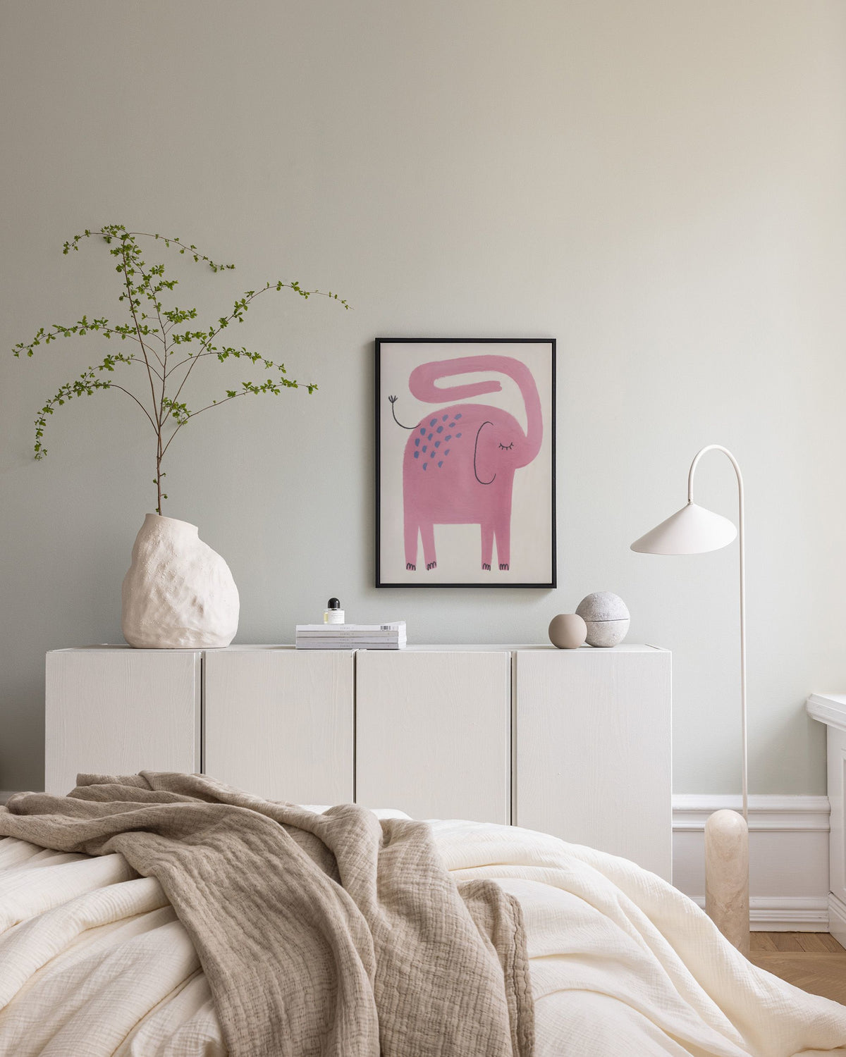 Elegant Elephant Canvas print