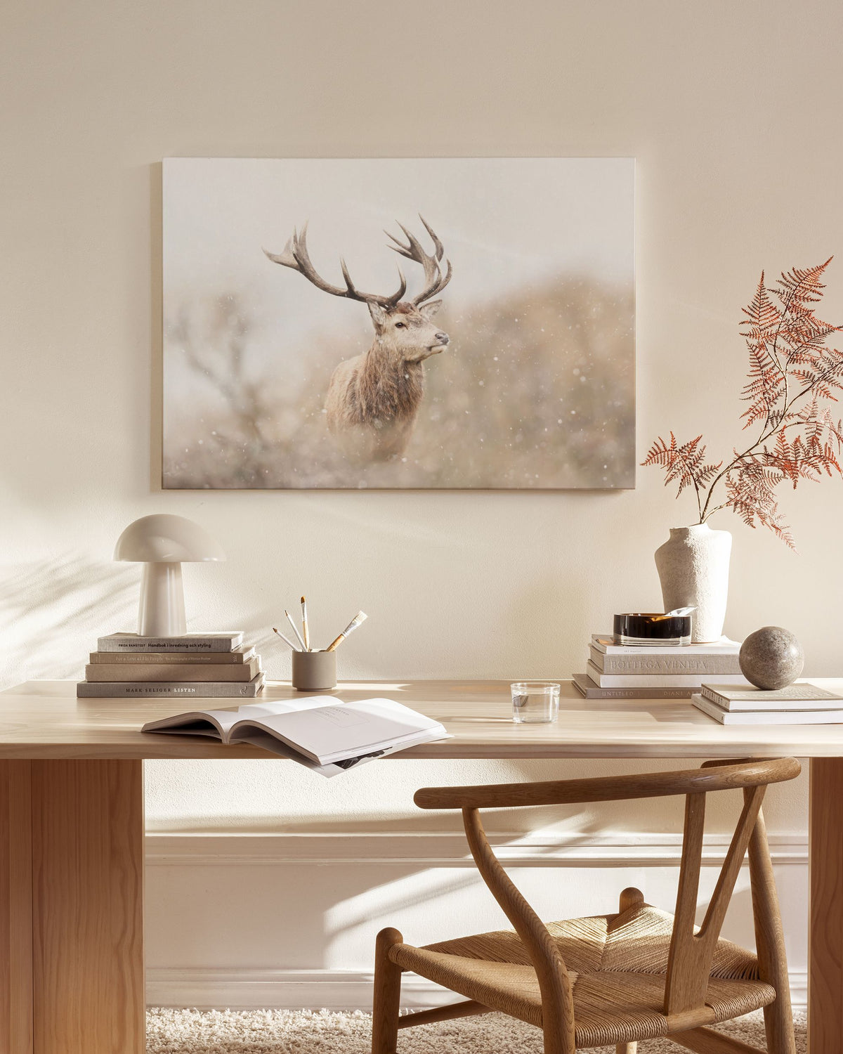 Majestic Reindeer Canvas print